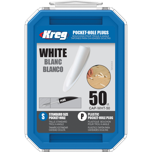 KREG White Plastic Standard Poket-Hole Plug