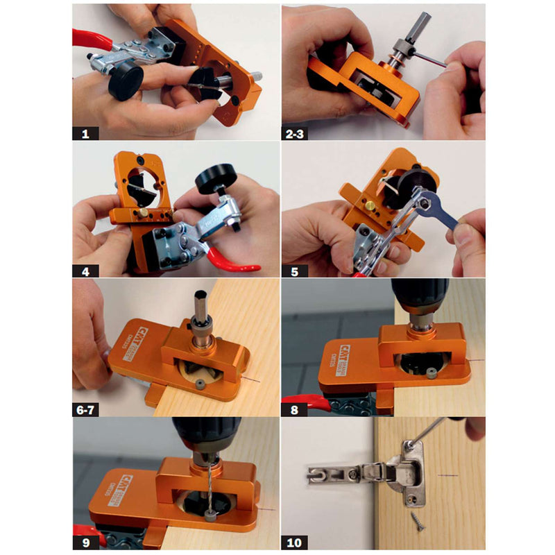 CMT Boreguide til skjult hængsel CMT335