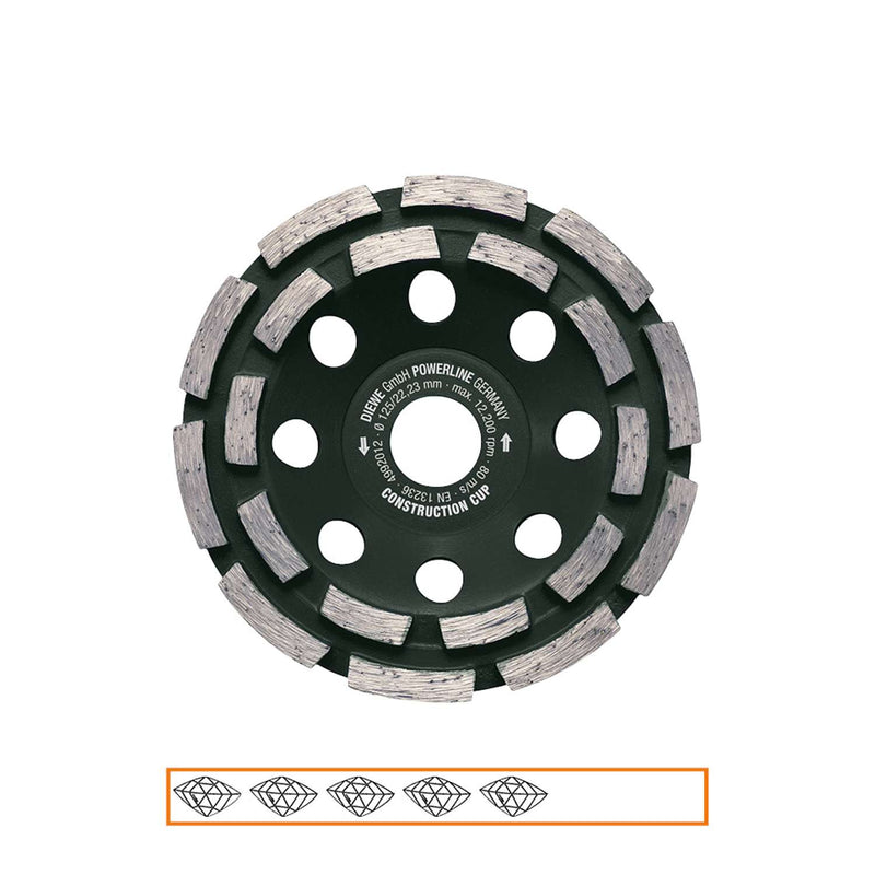 Diewe Diamantslibeskive Powerline ø125mm