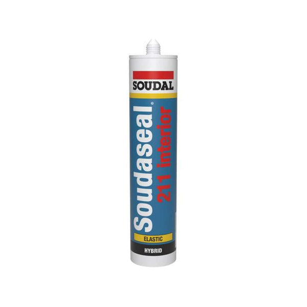 SOUDAL Fugemasse Soudaseal 211 Interiør 290ml Hvid