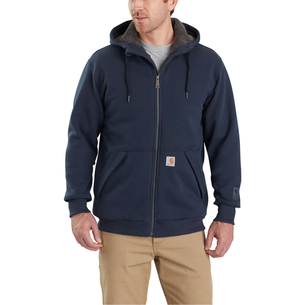 CARHARTT Hættetrøje Sherpa Lined Midweigt Zip New Navy