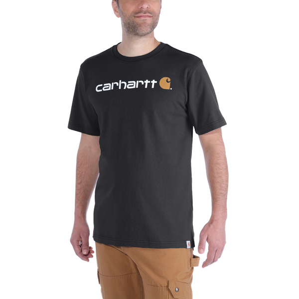 CARHARTT T-Shirt Core Logo S/S Black