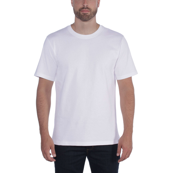 CARHARTT T-Shirt Non-Pocket Short Sleece White