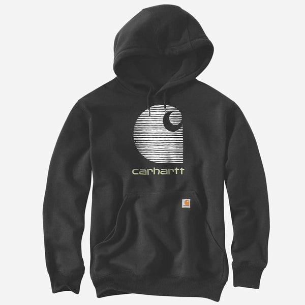 CARHARTT Sweatshirt Rain Defender C Logo BLACK
