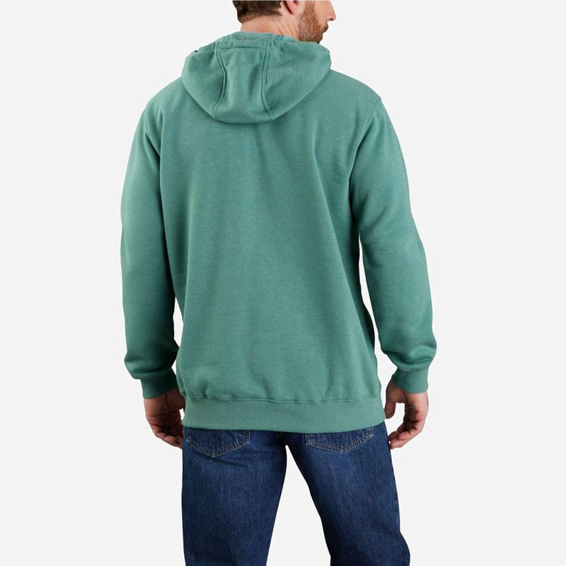 CARHARTT Sweatshirt Rain Defender C Logo SLATE GREEN HEATHER