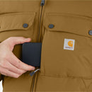 CARHARTT Loose Fit Midweight Insulated Jacket OAK BROWN