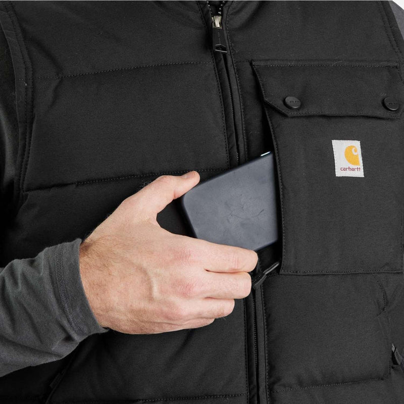 CARHARTT Loose Fit Midweight Insulated Vest BLACK