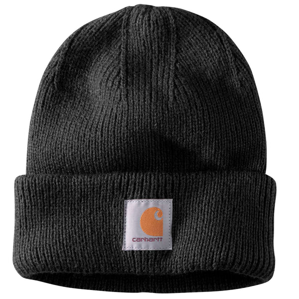 CARHARTT Hue Rib Knit Acrylic Hat BLACK OFA