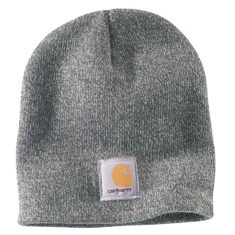 CARHARTT Hue Knit Hat "Heather Grey/Coal Heather"