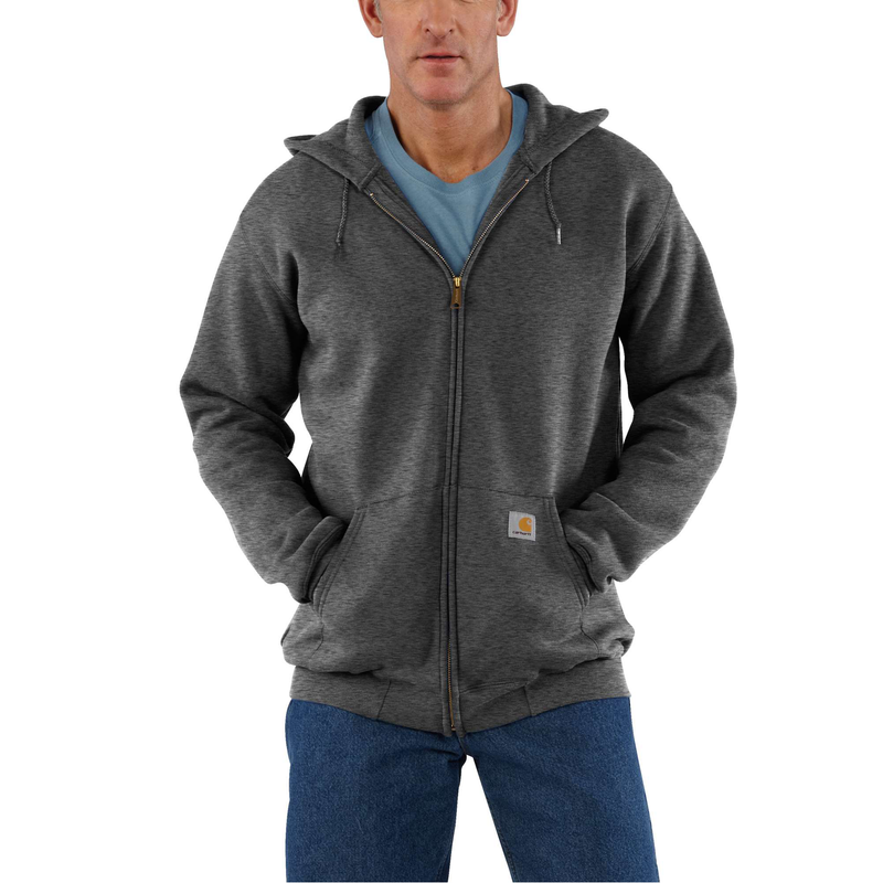 CARHARTT Hættetrøje Hooded Carborn Zip Carbon Heather