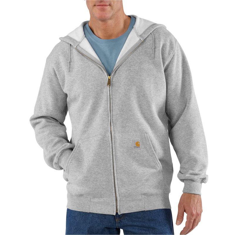 CARHARTT Hættetrøje Hooded Zip Heather Grey