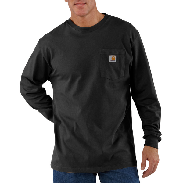 CARHARTT Trøje Workwear Pocket T-Shirt L/S Black