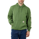 CARHARTT Sweatshirt Sleeve Logo Hooded ARBORVITAE HEATHER