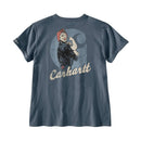 CARHARTT Loose Rosie T-Shirt Dearborn Iron Blue