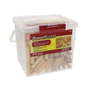 MILESCRAFT Dyvel sæt i spand 400 dele