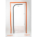 Cover dør med lynlås, L-åbning