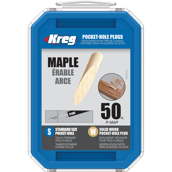 KREG massiv-Maple Standard Pocket-Hole Plugs