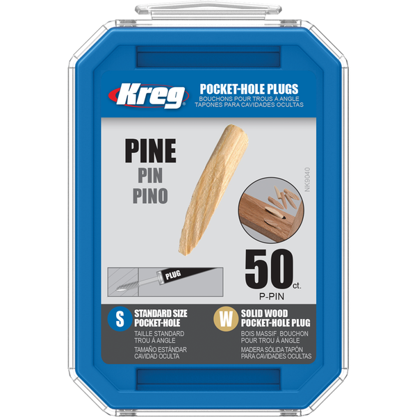 KREG massiv-Pine Standard Pocket-Hole Plugs