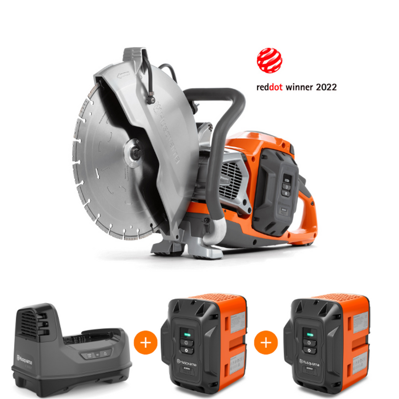 HUSQVARNA Akku kapsav K 1 PACE Kit inkl bat og lader