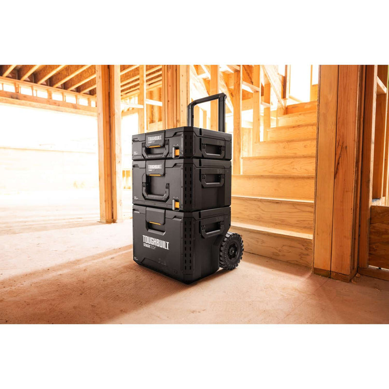 TOUGHBUILT Sæt med 3 værktøjskasser på hjul StackTech