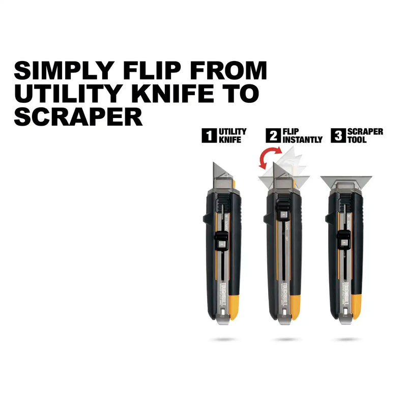 TOUGHBUILT Kniv Scraper Utility Knife + 5 blade