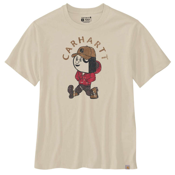 CARHARTT T-Shirt ACTIVE JAC GRAPHIC T-SHIRT OAT MILK
