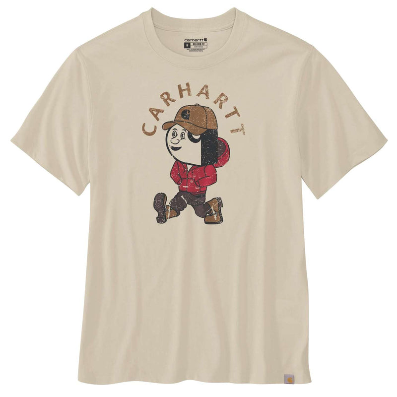 CARHARTT T-Shirt ACTIVE JAC GRAPHIC T-SHIRT OAT MILK