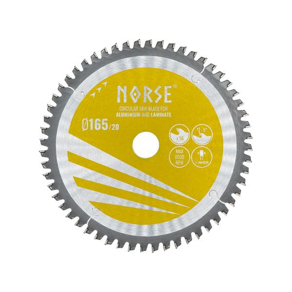 NORSE Rundsavsklinge Aluworker 165×2,5×20mm Z56