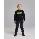 BLÅKLÄDER Sweatshirt til børn Sort/High Vis Gul 5205