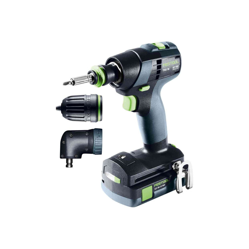 FESTOOL Akku bore-/skruemaskine TXS 18 C 3,0-Set