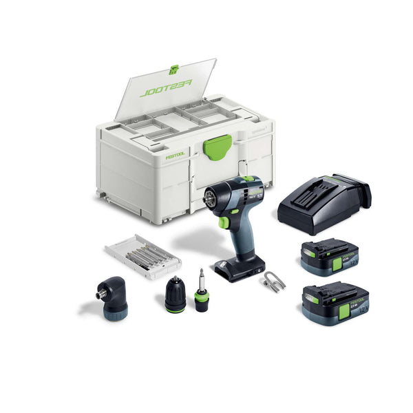 Festool Akku bore-/skruemaskine TXS 12 2,5-Set