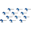 Sauter Hurtigtvingesæt MINI 115mm 12 styk