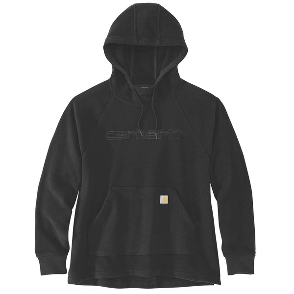 CARHARTT Sweatshirt FLEECE HOODED SWEATSHIRT BLACK woman