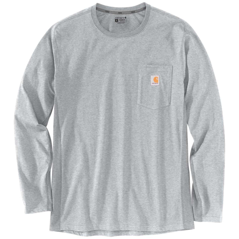 CARHARTT T-Shirt MIDWEIGHT L/S POCKET T-SHIRT HEATHER GREY
