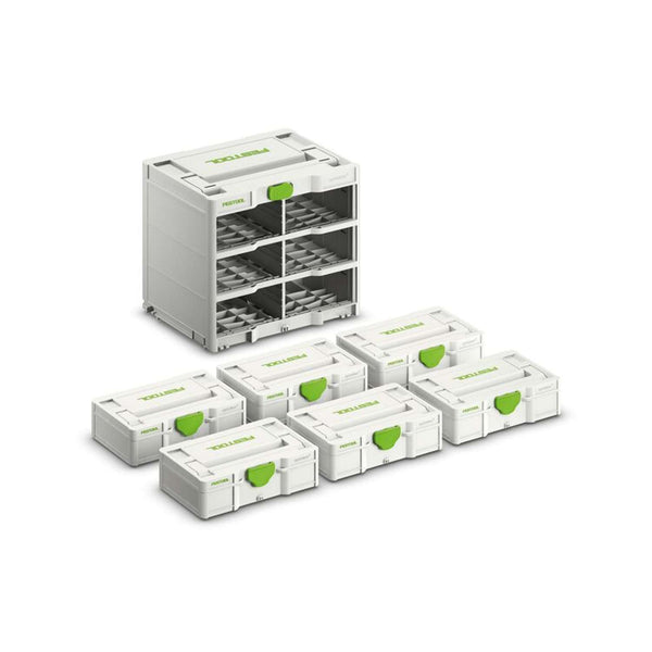 FESTOOL Systainer³-rack SYS3-RK/6 M 337-Set