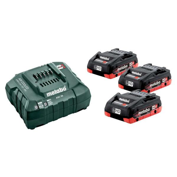 METABO Batterisæt 18 3X4,0Ah Lihd