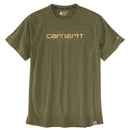 CARHARTT T-Shirt FORCE S/S LOGO GRAPHIC TSHIRT DARK BRONZED GREEN