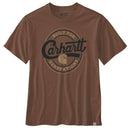 CARHARTT T-Shirt SCRIPT GRAPHIC T-SHIRT RED DUCK HEATHER