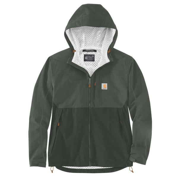 CARHARTT Jacket RELAXED FIT PACKABLE JACKET FORESTRY GREEN/DARK FORESTRY GREEN