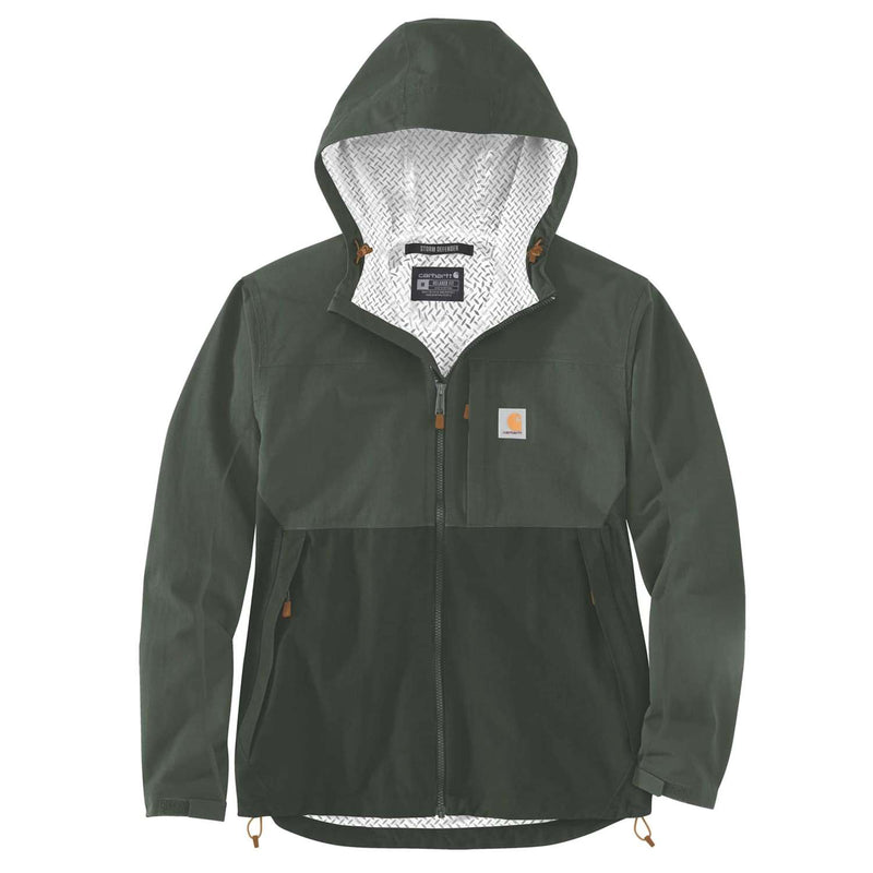 CARHARTT Jacket RELAXED FIT PACKABLE JACKET FORESTRY GREEN/DARK FORESTRY GREEN
