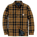 CARHARTT Shirt Jacket FLANNEL SHERPA-LINED SHIRT JAC CARHARTT® BROWN