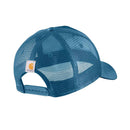 CARHARTT Kasket Twill Mesh-back Logo Patch Cap DARK-TRANQUIL-BLUE OFA