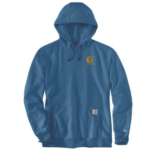 CARHARTT Sweatshirt SIGNATURE LOGO SWEATSHIRT DARK HORIZON BLUE