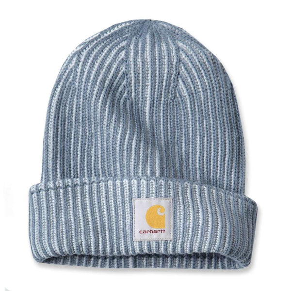 CARHARTT Hue Rib Knit Acrylic Hat THUNDERCLOUD