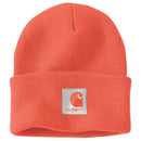 CARHARTT Satin Lined Cuffed Beanie Power Orange OS