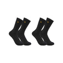 CARHARTT Sock MIDWEIGHT CREW SOCK 2 PACK BLACK