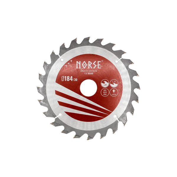 NORSE Rundsavsklinge Carpenter 184×2,6×30mm Z24