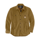 CARHARTT Shirt Jacket CANVAS FLEECE-LINED SHIRT JAC OAK BROWN