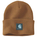 CARHARTT Rubber Patch Watch Cap Beanie Carhartt Brown/Dark Harbor Teal OS