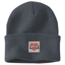 CARHARTT Knit Heart Patch Beanie Deep Smoke Blue OS